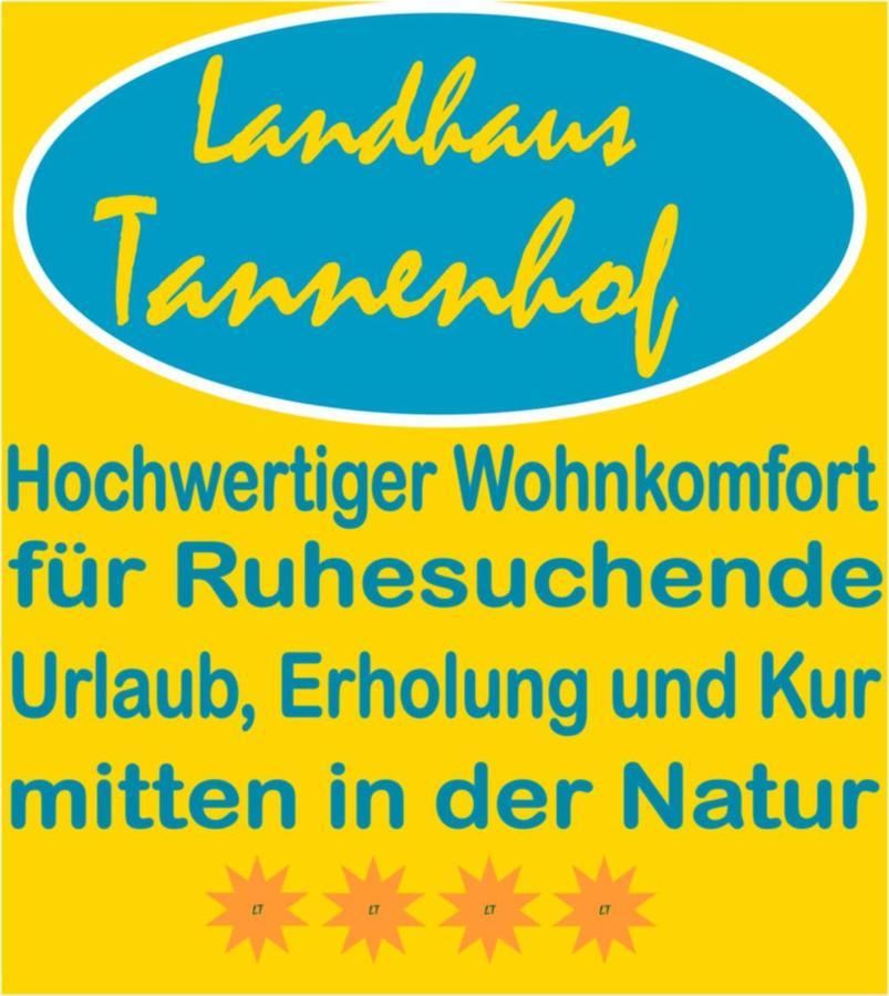 Ferienwohnungen Landhaus Tannenhof Bischofsgrün المظهر الخارجي الصورة